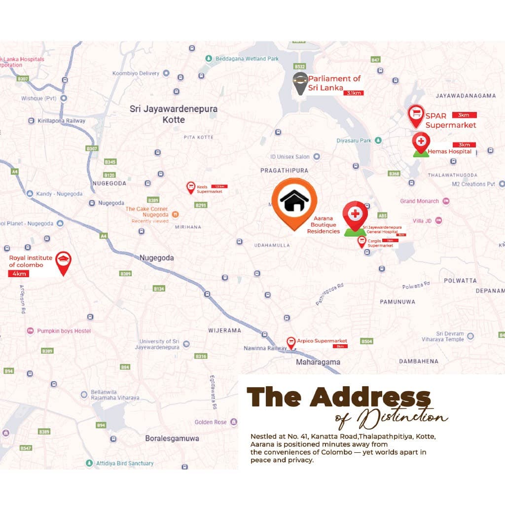Location Map - ORACLE INTERNATIONAL (PRIVATE) LIMITED